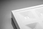  - G-TECH rámeček pro přisazení LED panelů 60x60x6,5cm (TYP BACKPLATE), bez šroubů, bílý